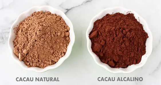 Qual a diferença entre o cacau em pó natural e o cacau em pó alcalino ...